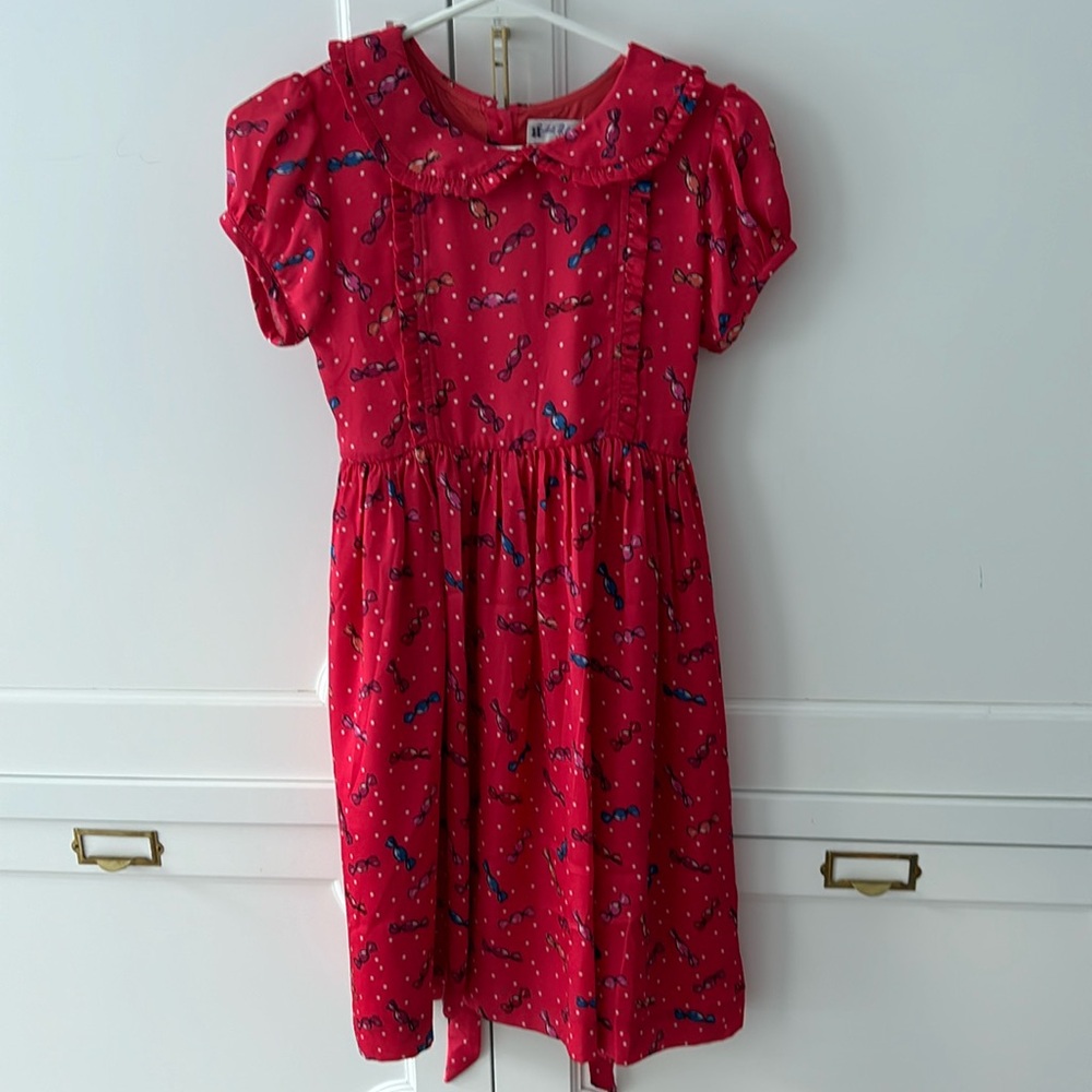 Rachel Riley Red Girls Dress